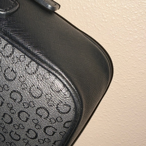 GUESS Charcoal Crossbody Bag with Pom Pom - Picture 4 of 10